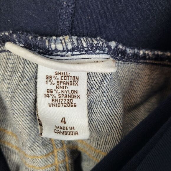 Liz Lange Maternity for Target Blue Denim‎ Full Belly Panel Capris - Picture 8 of 8